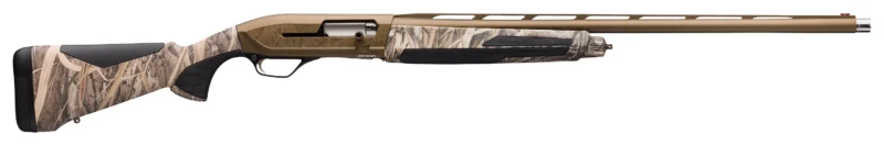 Browning Maxus II Wicked Wing 12 Gauge shotgun, Burnt Bronze Cerakote receiver, Mossy Oak Shadow Grass Habitat stock