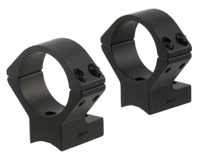 Talley 950725 Scope Mount/Ring Combo Black Anodized 1" Tube Savage Round Receiver with AccuTrigger (110 Series/A17/A22) High Rings