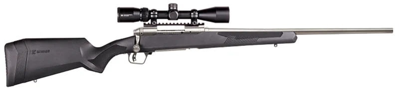 Savage 110 Apex Storm XP 6.5 Creedmoor 24in bolt-action rifle with mounted Vortex 3-9x40 scope