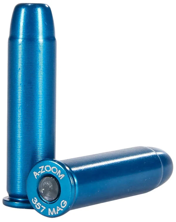 A-Zoom 16319 Blue Snap Caps Revolver 357Mag 12Pack