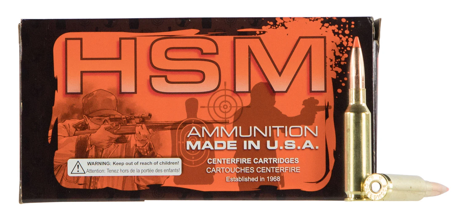 HSM 22311N Match 223 Rem 77 gr Sierra MatchKing BTHP 50 Per Box/ 20 Case