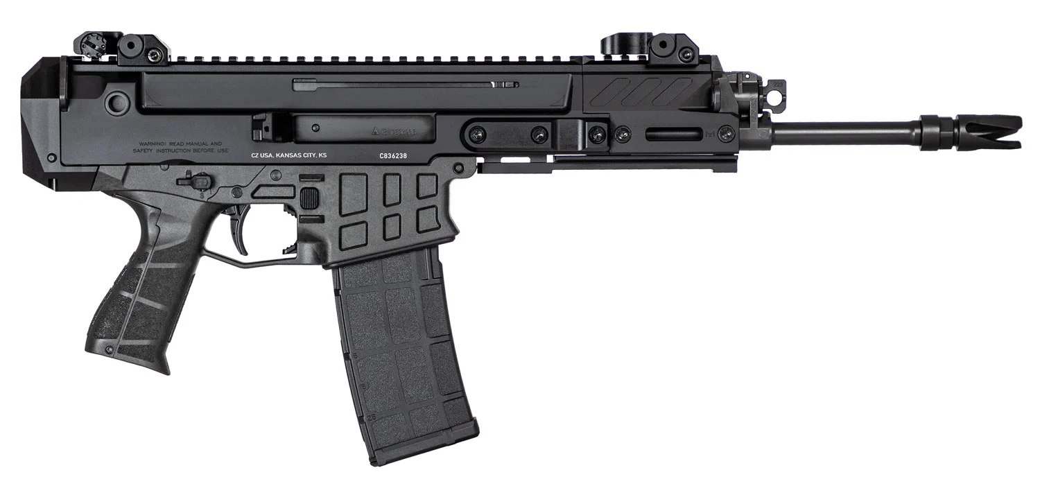 CZ BREN 2 MS 5.56x45 11.14in pistol in black with folding sights