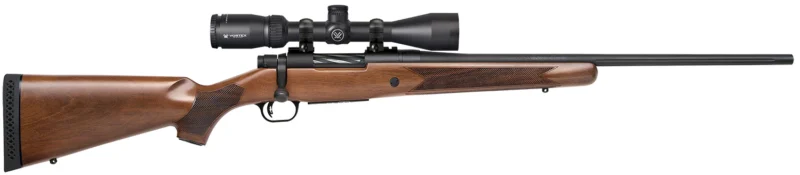 Mossberg Patriot 7mm-08 Rem 22in fluted barrel walnut stock with Vortex 3-9x40 scope