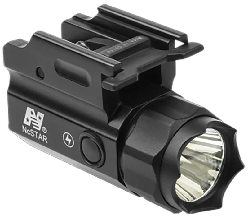 NcStar ACQPTF Compact Flashlight QR w/Strobe Black 150 Lumens White Cree LED