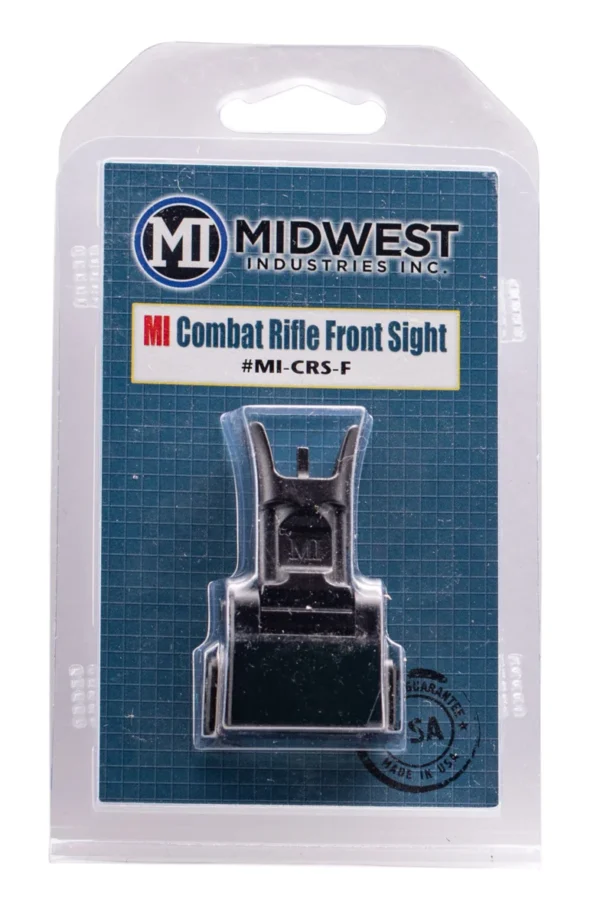 Midwest Industries MICRSF Combat Rifle Flip Front Sight  Black for AR-15, M16, M4