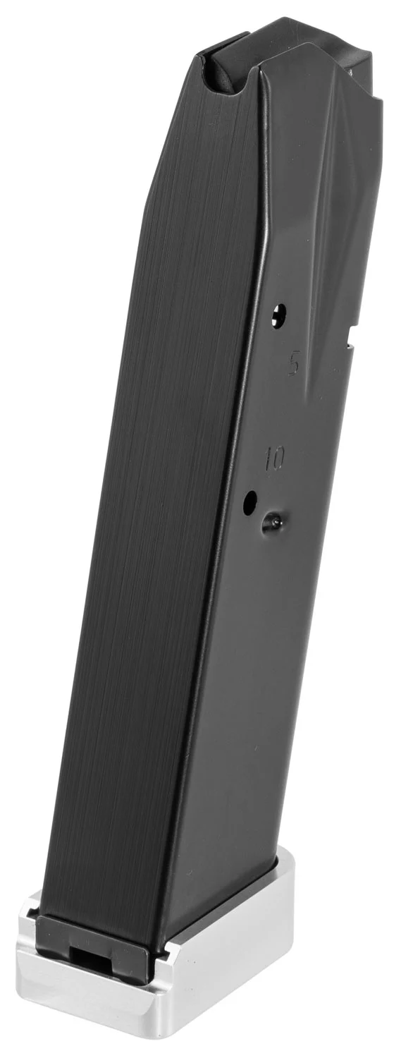 Mec-Gar P226X5910AFC Standard 10rd Extended 9mm Luger Fits Sig P226 X5 Blued w/Anti-Friction Coating Carbon Steel