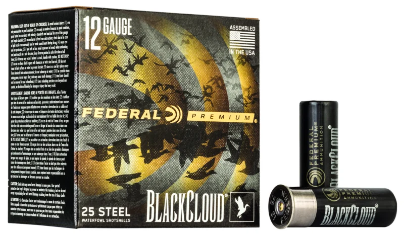 Federal PWBX1423 Black Cloud FS 12Gauge 3" 1 1/4oz 3Shot 25 Per Box/10 Case