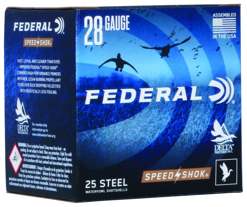 Federal WF2836 Speed-Shok 28Gauge 2.75" 5/8oz 6Shot 25 Per Box/10 Case