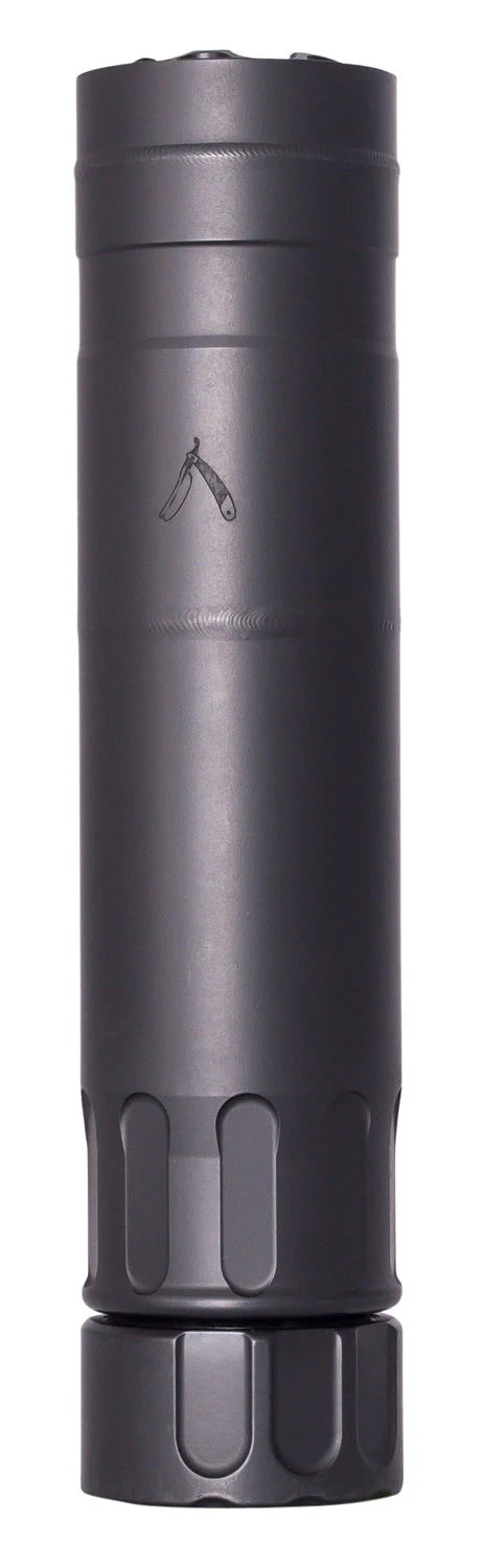 Rugged Suppressors Razor 762 7.62mm suppressor black Cerakote 6.4 inch 1.5 inch diameter