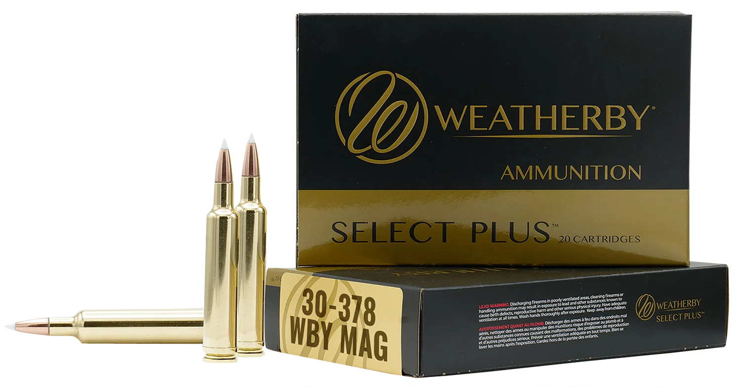 Weatherby H303220ELDX Select Plus 30-378WthbyMag 220gr Hornady ELD X 20 Per Box/10 Case