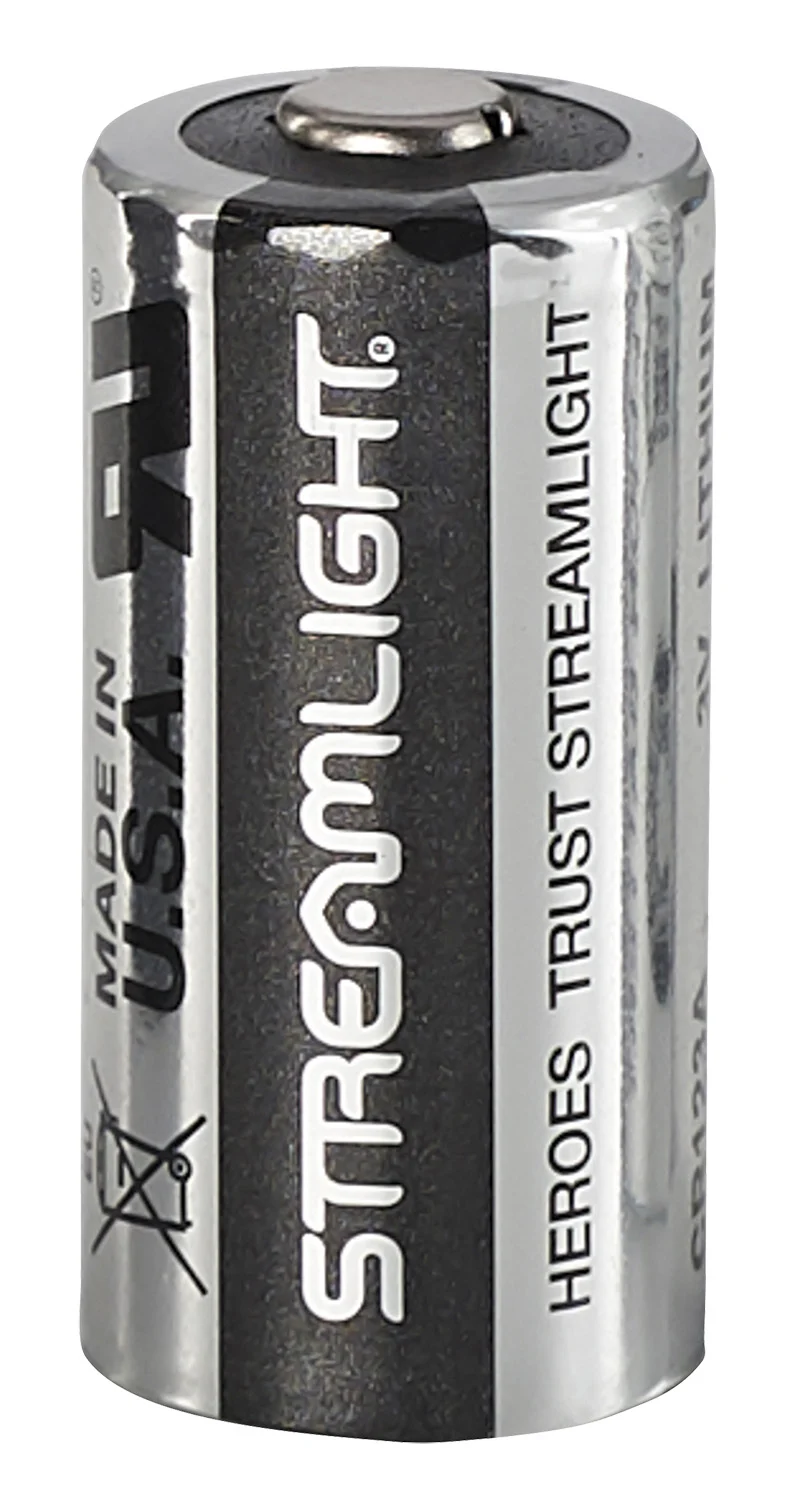 Streamlight 85177 CR123A Lithium Batteries Silver/Black 3 Volts (12) Single Pack
