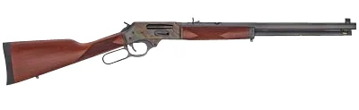 Henry H009GCC Side Gate Full Size 30-30 Win 5+1 20" Blued Octagon Barrel, Color Case Hardened Steel Receiver, American Walnut Stock Right Hand