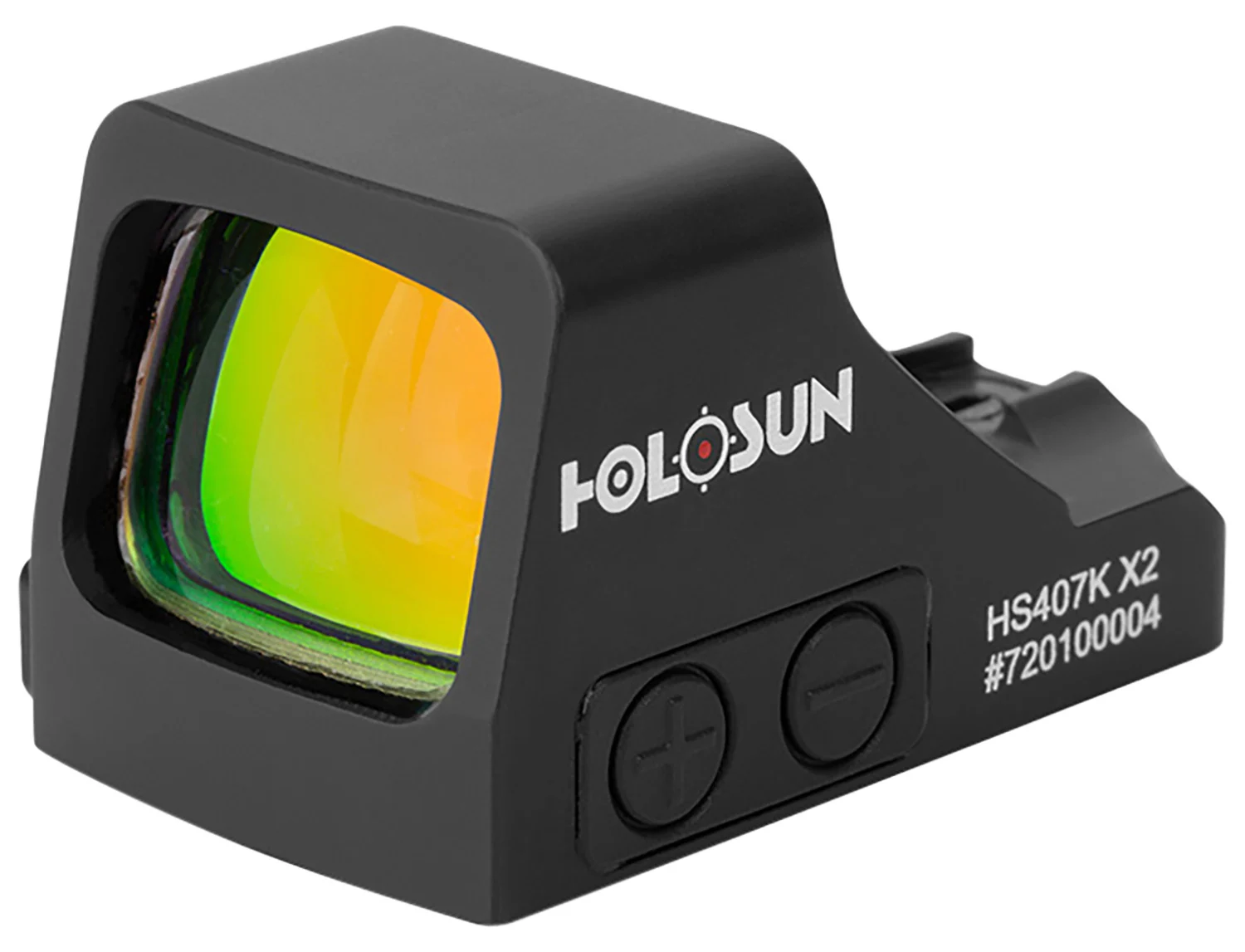 Holosun HS407KX2 407 Black Anodized 1 x 0.58" x 0.77" 6 MOA Red Dot