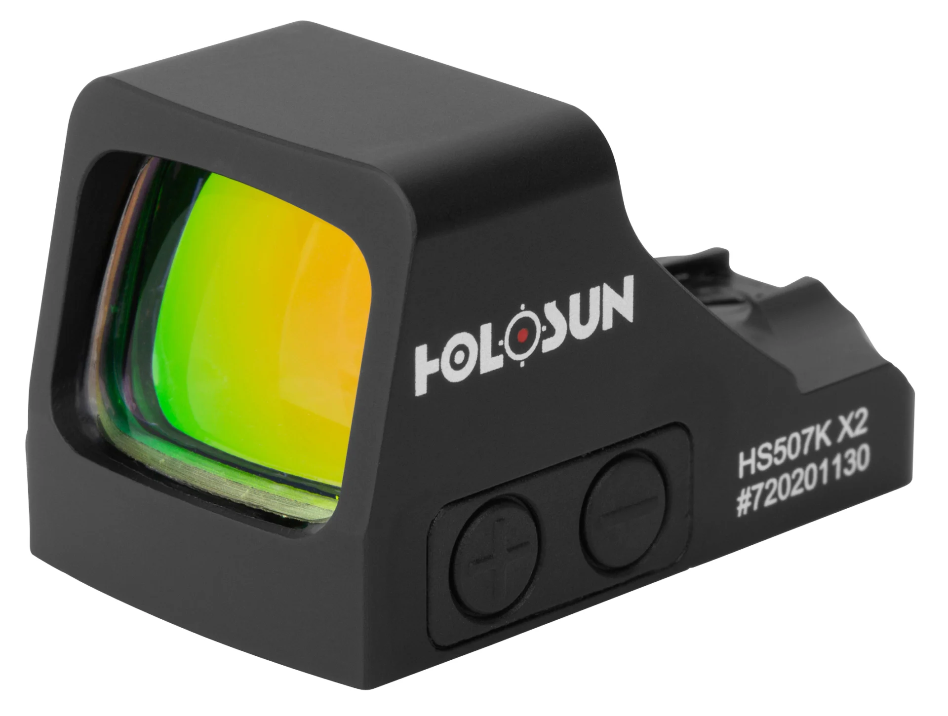 Holosun HS507KX2 507 Black Anodized 1 x 0.58" x 0.77" 2 MOA red Dot/32 MOA Circle Multi Reticle