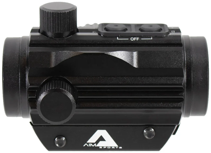 Aim Sports RD120PE Micro Dot 5 MOA Black Anodized 1x20mm Red/Green Dual Illuminated