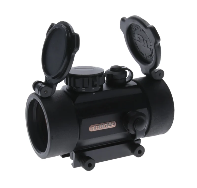 TruGlo TGTG8040B Traditional Anodized Matte Black 1x40mm 5 MOA Red Dot Reticle