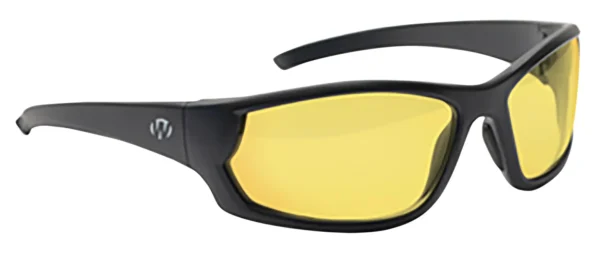 Walker's GWPIKNFF1AMB Ballistic Eyewear IKON Carbine Adult Amber Lens Matte Black Frame