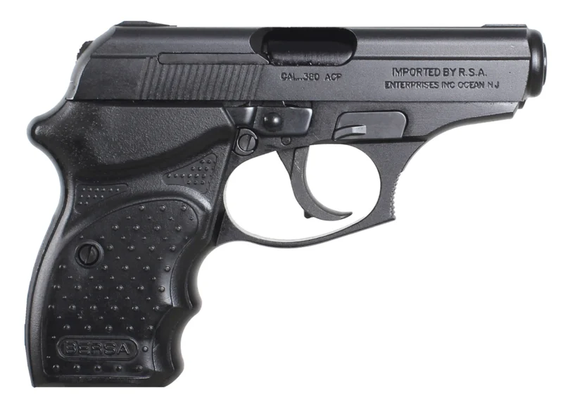 Bersa THUN380MLTCC Thunder Micro-Compact Frame 380 ACP 7+1, 3.50" Black Steel Barrel, Matte Black Serrated Steel Slide & Aluminum Frame