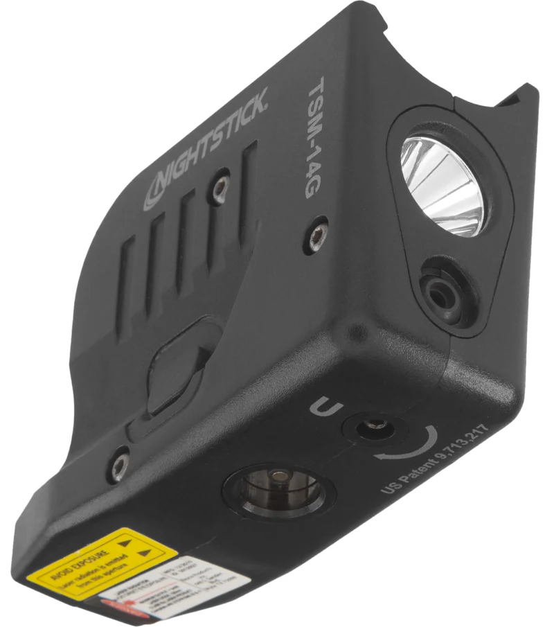Nightstick TSM14G Light with Green laser for Glock 43X MOS/48 MOS Black 150 Lumens White LED