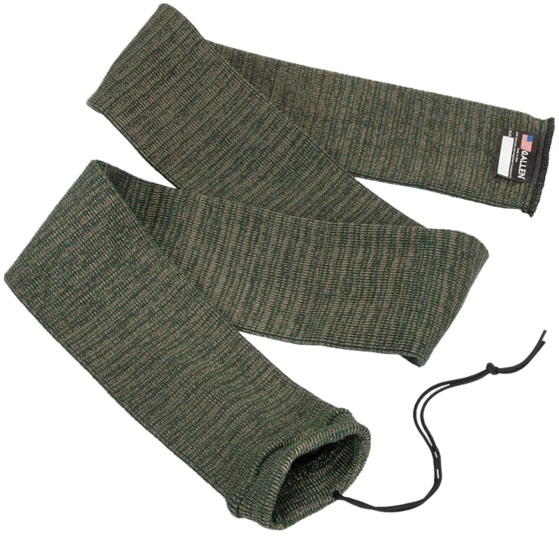 Allen 133 Gun Sock 52" Rifle/Shotgun Heather Green Silicone-Treated Knit