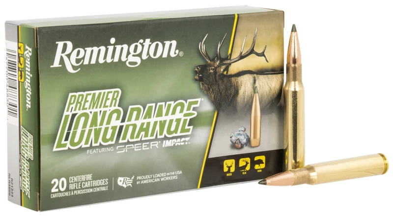 Remington Ammunition R21344 Premier Long Range 30-06Springfield 172gr Speer Impact 20 Per Box/10 Case