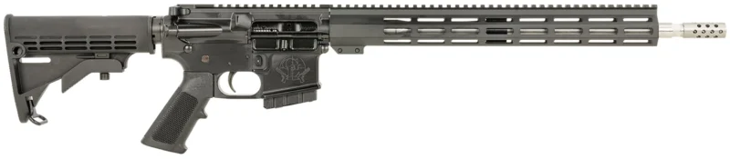 Great Lakes Firearms AR-15 350 Legend 5+1 18" Stainless Barrel, Black Rec, A2 Grip, Carbine Stock, Compensator