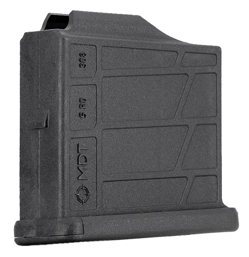 Mdt Sporting Goods Inc 105026BLK AICS Magazine 5rd Extended 6.5 Creedmoor/308 Win Short Action Black Polymer
