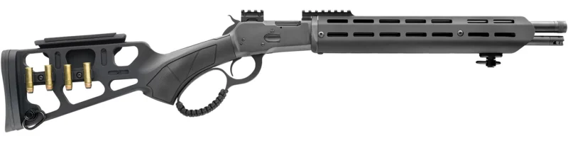 Chiappa Firearms 920434 Wildlands Takedown 92 44 Mag 9+1 16.50" Blued Steel Threaded Barrel, Blued Picatinny Rail Steel Receiver, M-LOK Handguard, Skeletonized Black Synthetic Stock w/Adjustable Comb