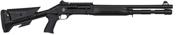 MAC 21000154 1014 Breacher 12 Gauge 3" 5+1 18.50", Black, Synthetic Furniture, Fully Adj. Pistol Grip Stock, Ghost Ring Sight, Optics Mount, 3 Chokes
