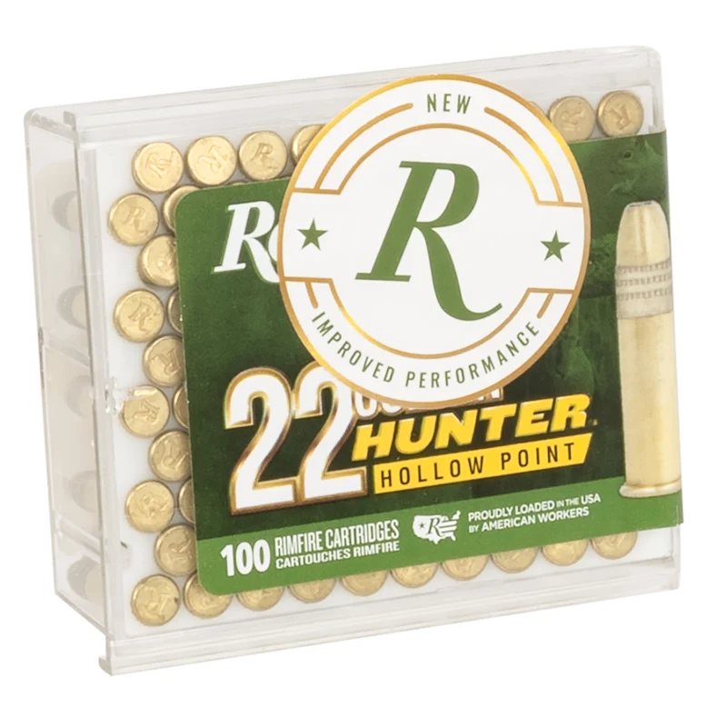 Remington Ammunition R21251 Golden Hunter 22LR 40gr Plated Hollow Point 100 Per Box/50 Case