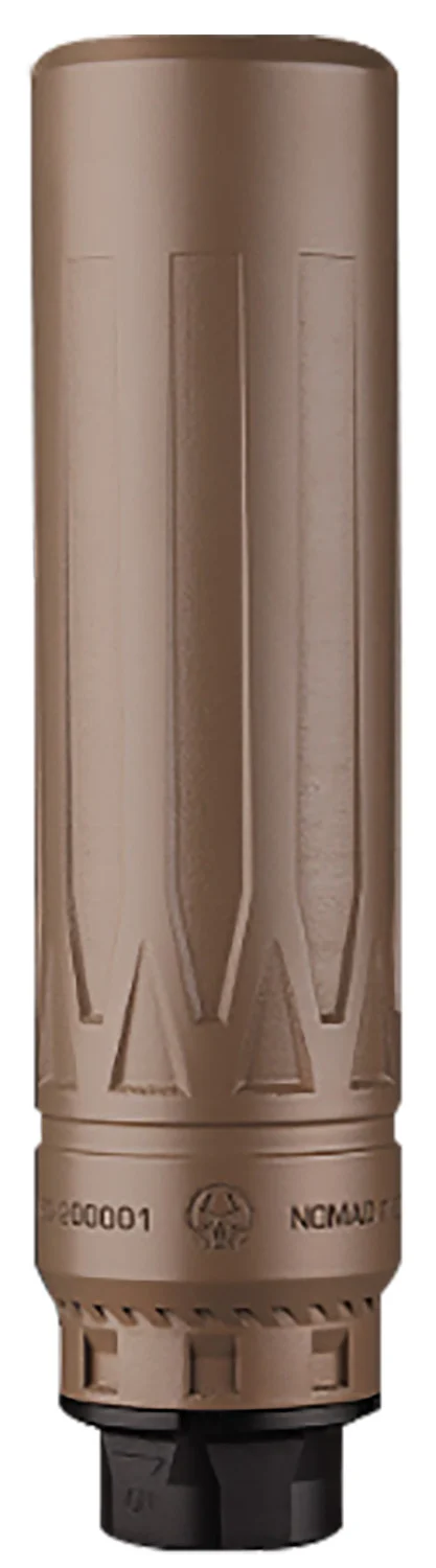 Dead Air Nomad-Ti XC silencer with Xeno adapter and DA124 Omni Brake in FDE finish