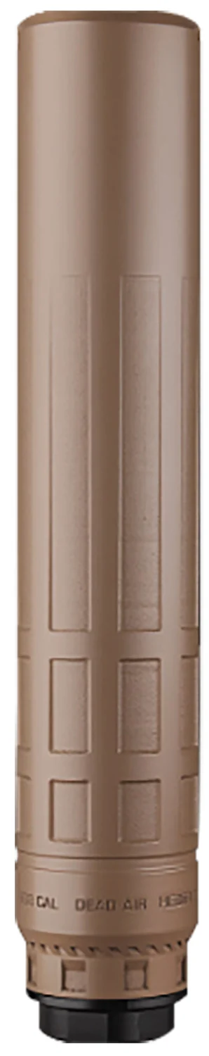 Dead Air Nomax 33 FDE titanium suppressor with Xemax adapter and 5/8x24 muzzle brake