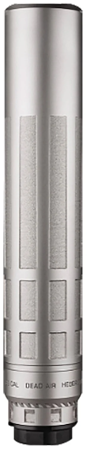 Dead Air Nomax 33 silver titanium suppressor with Xemax adapter