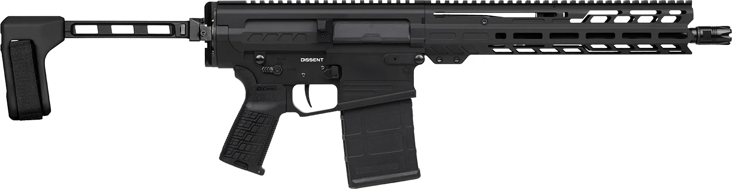 CMMG DISSENT Mk3 8.6 Blackout 12.5in pistol Armor Black finish