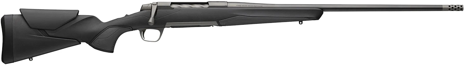 Browning X-Bolt 2 Hunter 7MM PRC 24in threaded barrel tungsten cerakote with black Vari-Tech synthetic stock