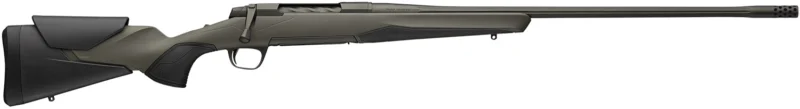 Browning X-Bolt 2 Speed 6.8 Western rifle with 24 inch fluted barrel and OD green composite stock