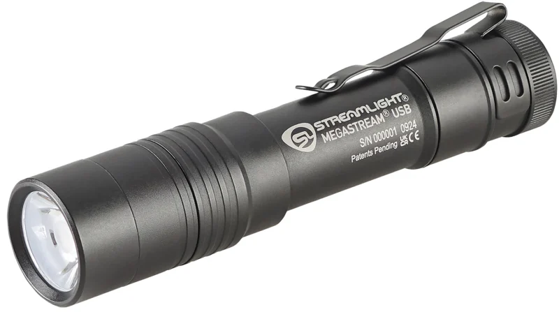 Streamlight 66210 MegaStream Black Aluminum, White LED 150/500/1800 Lumens, 92-322 Meters Beam Distance