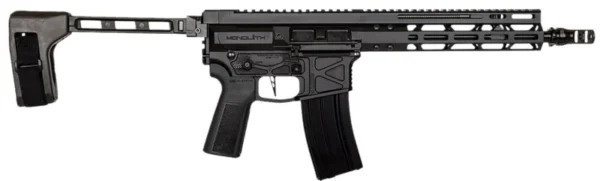 Global Ordnance LLC 197892004862 Monolithic  5.56 NATO 12.50" Black Barrel, M-LOK Handguard, Picatinny Rail Receiver, Black Polymer Grip