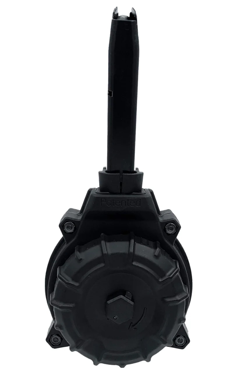 ProMag DRMA91 50rds Drum 9mm Fits CZ P10-F/P10-C Black Polymer