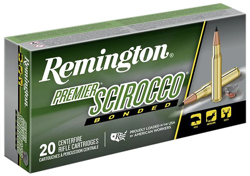 Remington Ammunition 29345 Premier Scirocco Bonded 300WSM 180gr Swift Scirocco Bonded 20 Per Box/10 Case