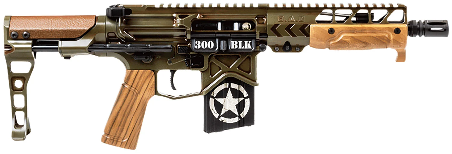 BATTLE ARMS DEVELOPMENT Tanker300P 7.5in .300 Blackout pistol with walnut furniture