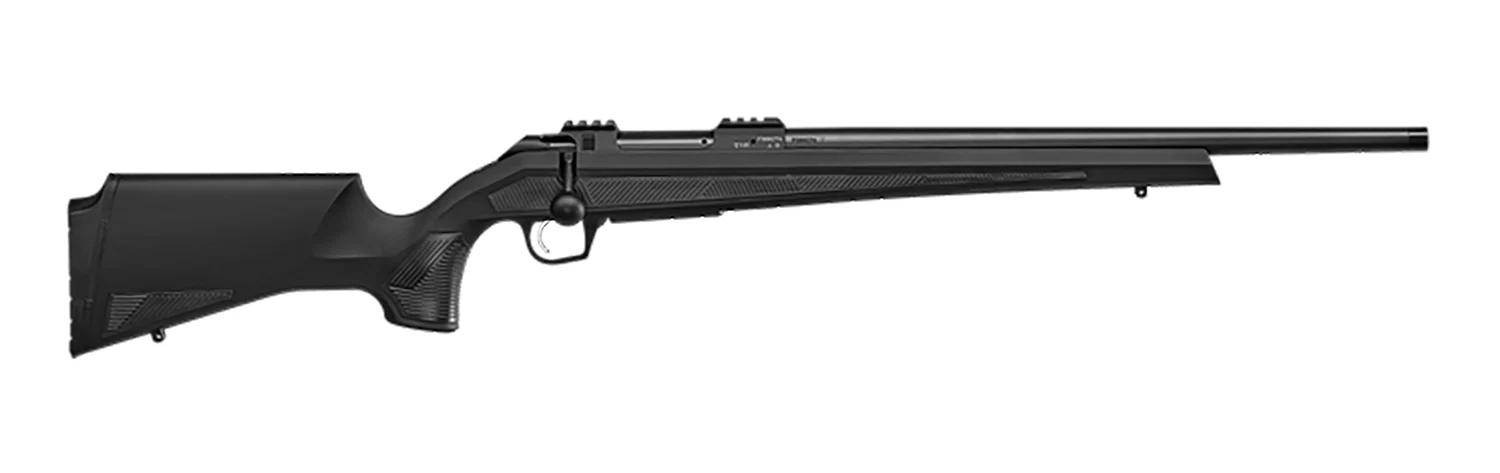 CZ-USA 07416 600+ Alpha 6.5 Creedmoor 5+1 22" Black Nitride Threaded Barrel, Black Nitride Aluminum Receiver w/Weaver Rail, Black Soft Touch Fixed Polymer Stock