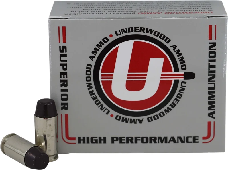 Underwood Ammo 740 40S&W 200gr Hard Cast Flat Nose 20 Per Box/10 Case