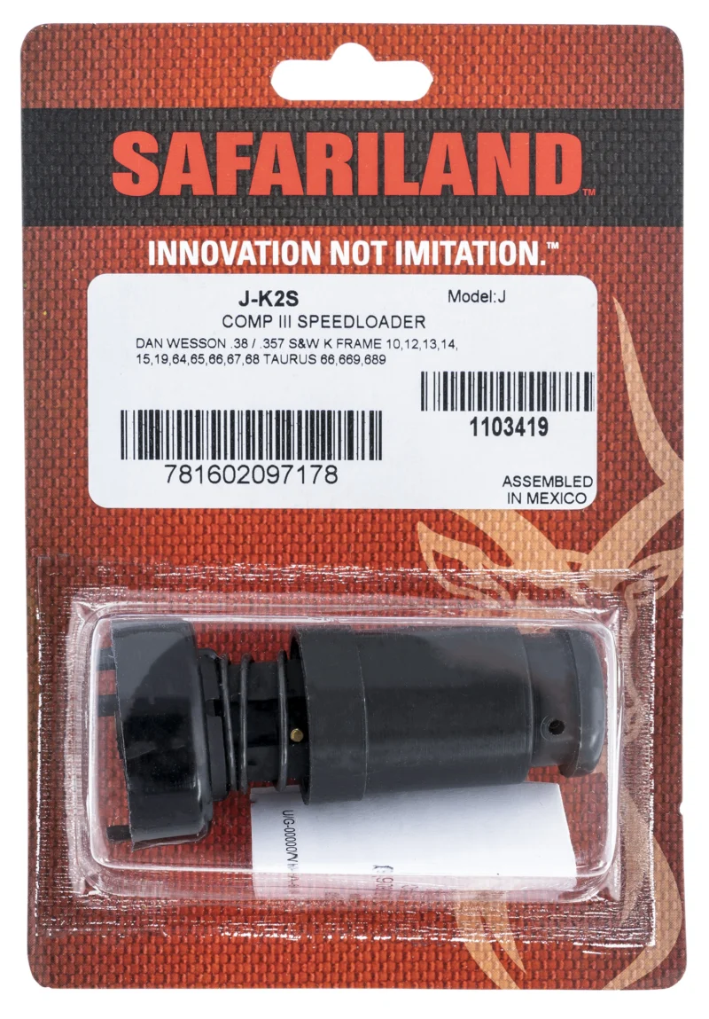 Safariland JK2S Comp III Speedloader 38 Special/357 Mag 6rd Dan Wesson/S&W