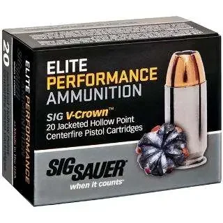 SIG SAUER V-CROWN 45ACP 200GR JHP 20RD BX 200RD CASE - Image 4