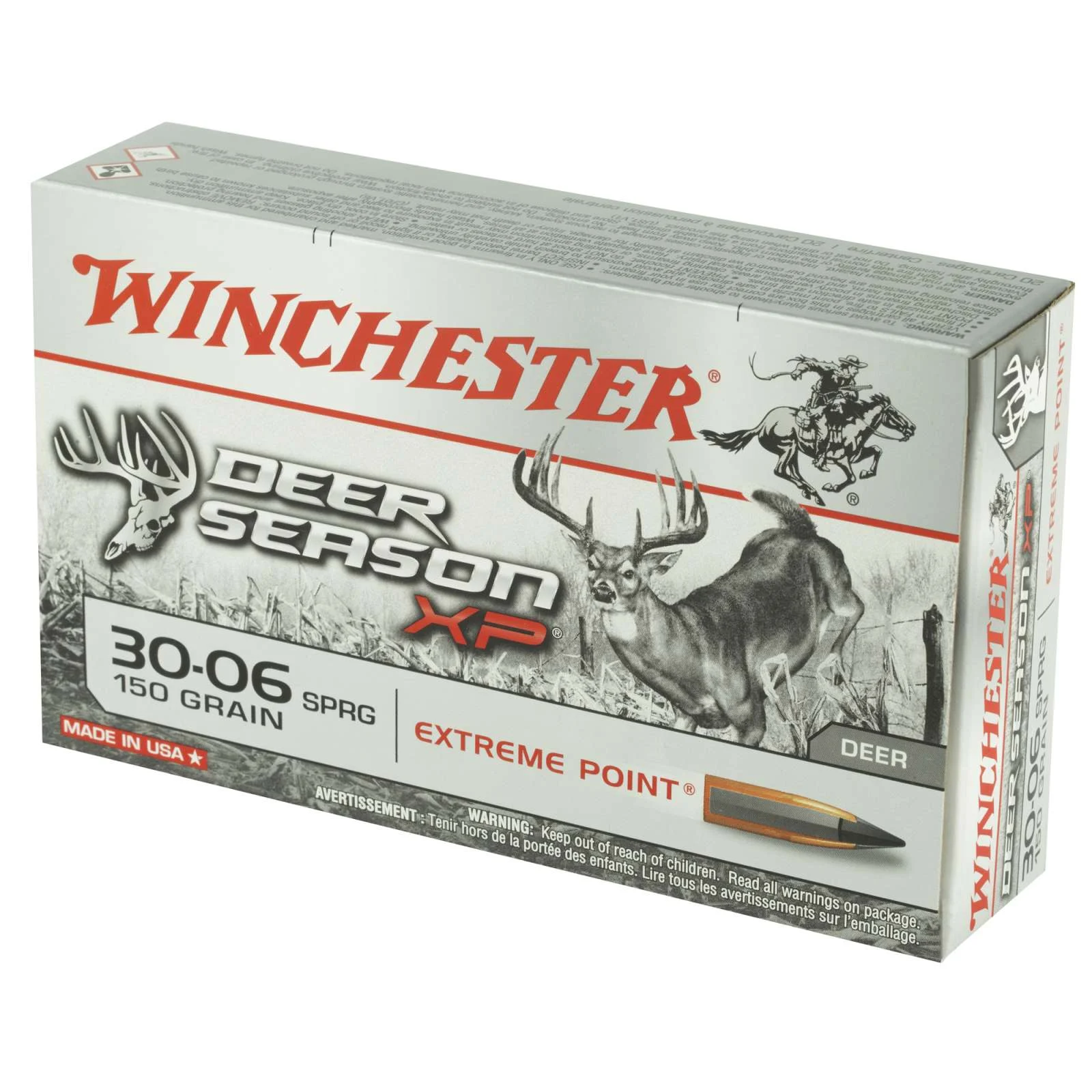WINCHESTER DEER SEASON XP 30-06 150GR 20RD BOX 200RD CASE - Image 2