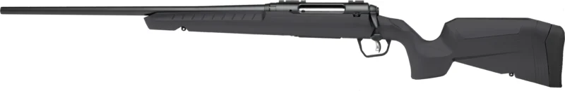 Savage AXIS 2 left-hand .22-250 Rem bolt-action rifle with 22-inch barrel and gray synthetic stock