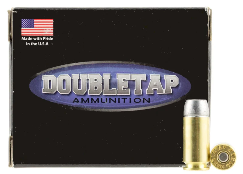 DoubleTap Ammunition 40200HC Hunter 40S&W 200gr Hard Cast Solid 20 Per Box/50 Case