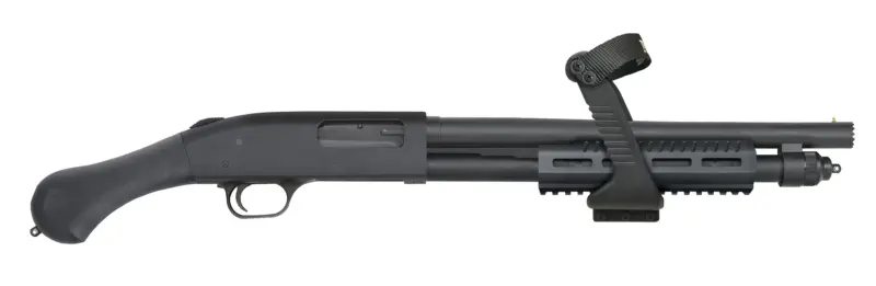 Mossberg 590 Shockwave Shock 'N' Saw 12ga 14.375in blued finish with raptor grip and M-LOK forend