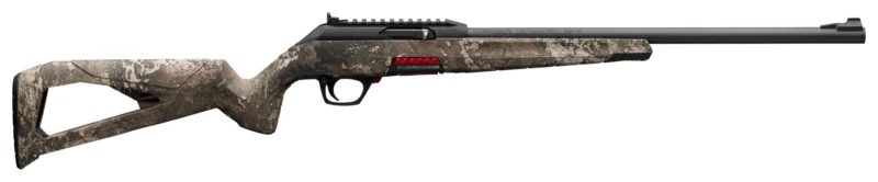 Winchester Wildcat Strata .22 LR rifle 18 inch TrueTimber Strata synthetic stock left profile